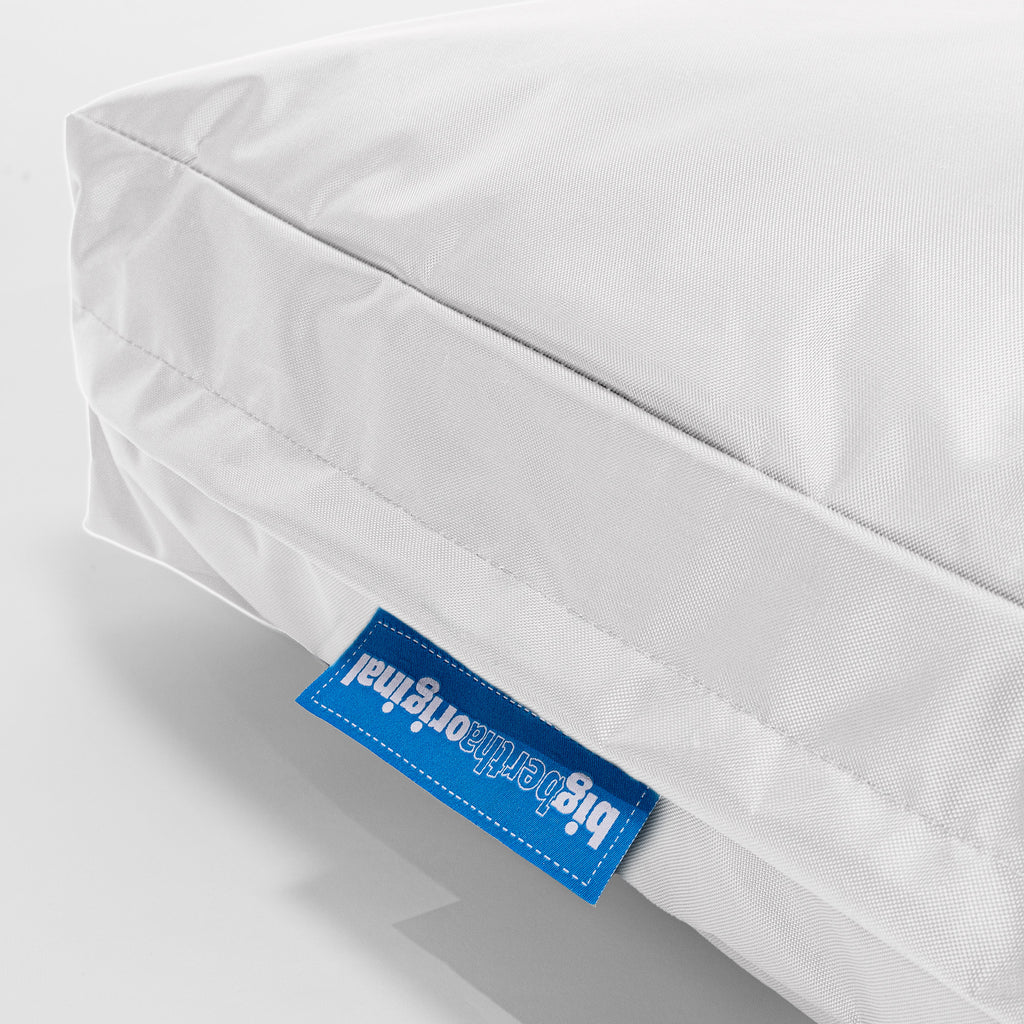 Outdoor Large Floor Cushion - SmartCanvas™ White 02