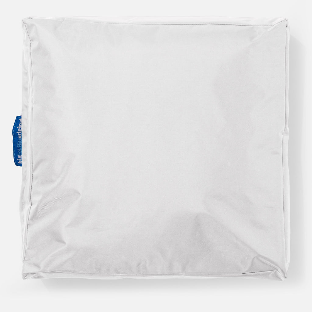 Outdoor Large Floor Cushion - SmartCanvas™ White 03