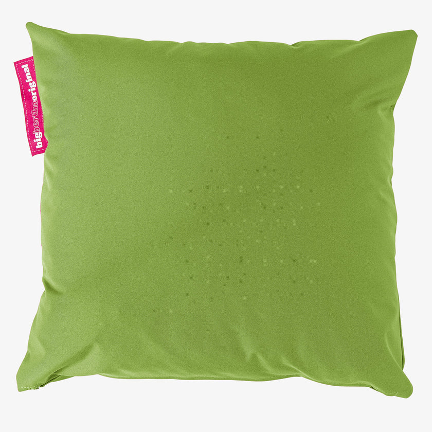Lime green shop sofa cushions