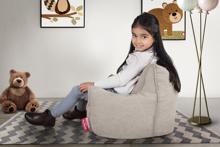 Toddlers' Armchair 1-3 yr Bean Bag - Canvas Pewter 02