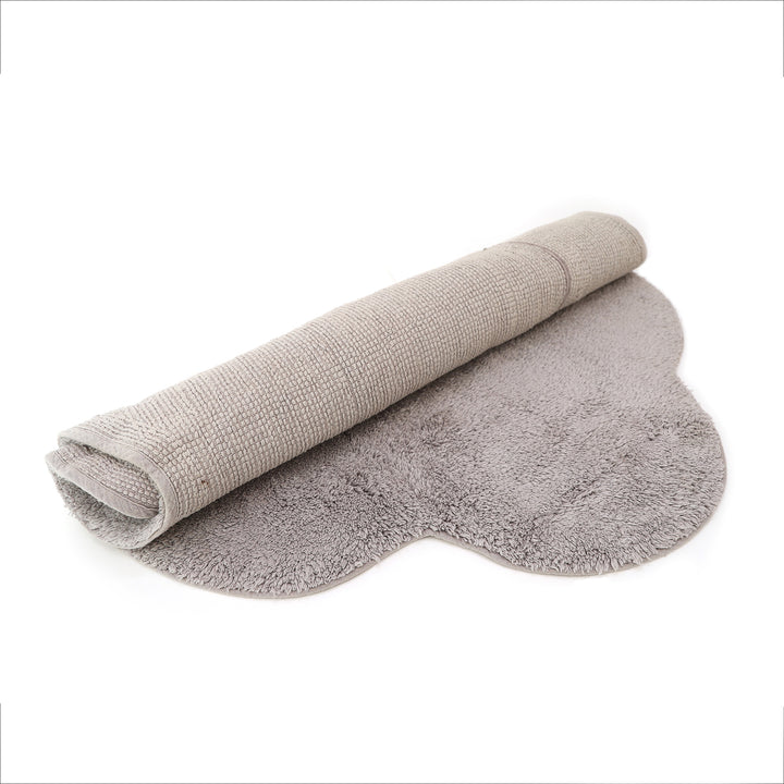 Children's Grey Cloud Smile Rug 02