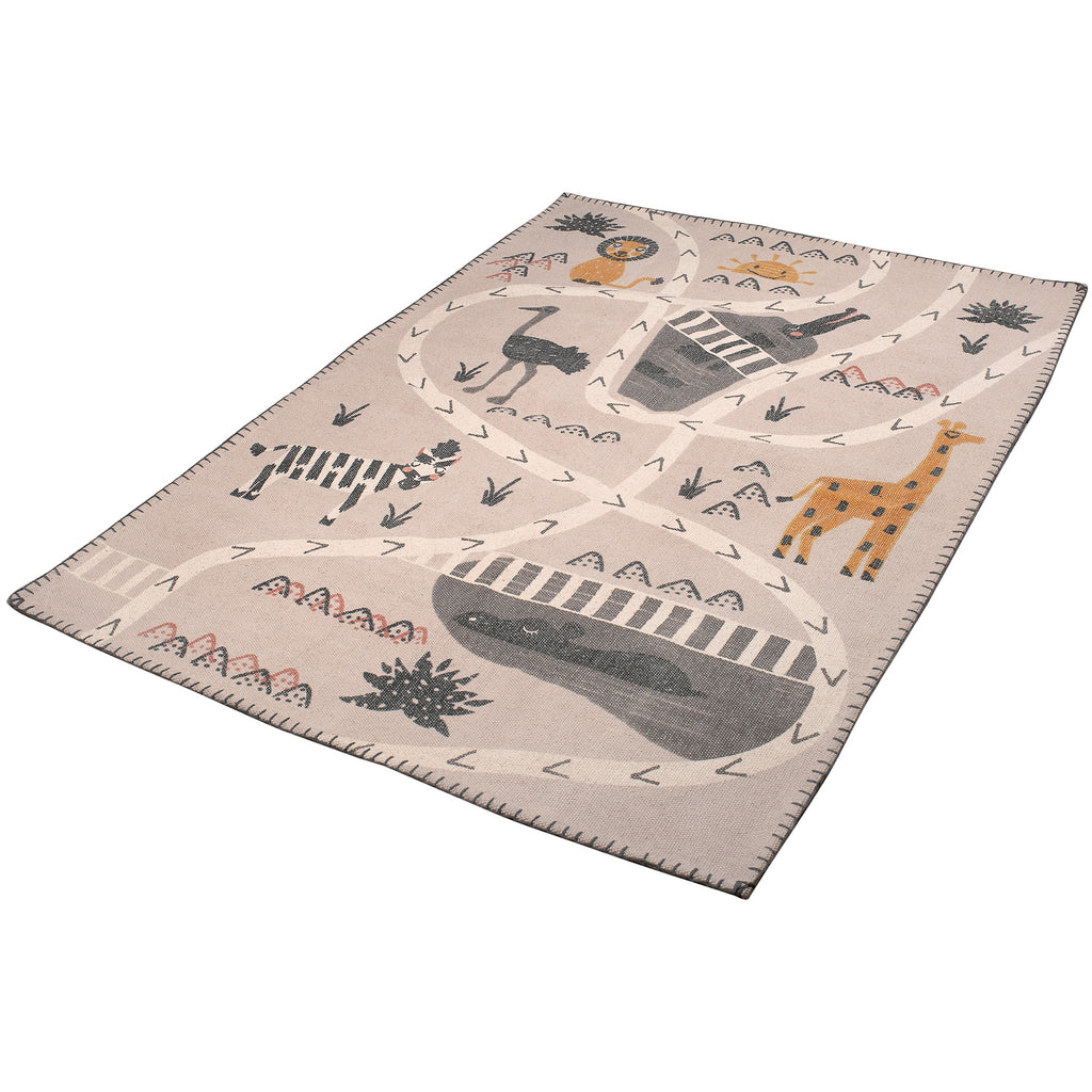 Children's Safari Print Rug 02