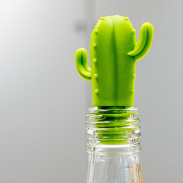 Bottle Stopper and Drinks Marker Set - Cactus 04