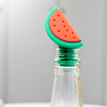 Bottle Stopper and Drinks Marker Set - Water Melon 04