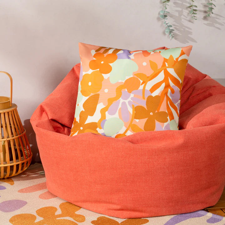 Outdoor Scatter Cushion Cover 43 x 43cm - Floral Print 04
