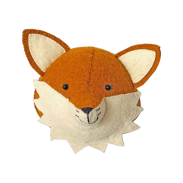 Mini Fox Cub Head Wall Mount 01