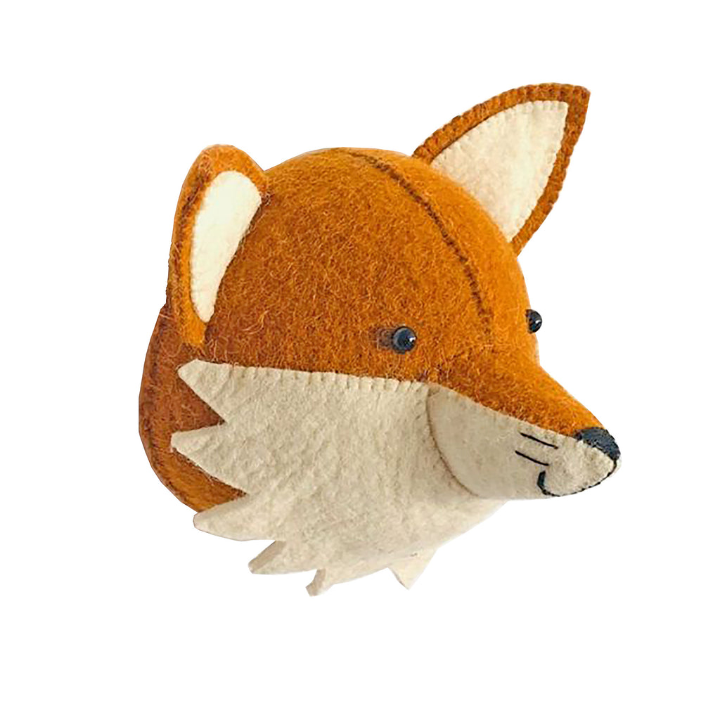 Mini Fox Cub Head Wall Mount 02