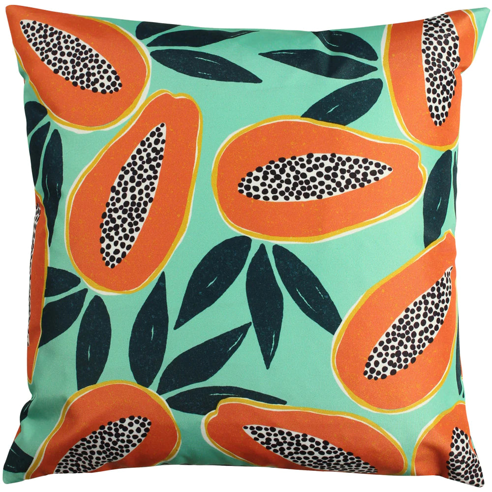 Fruit Print Outdoor Cushion Cover 43 x 43cm Decorative Pillow Garden