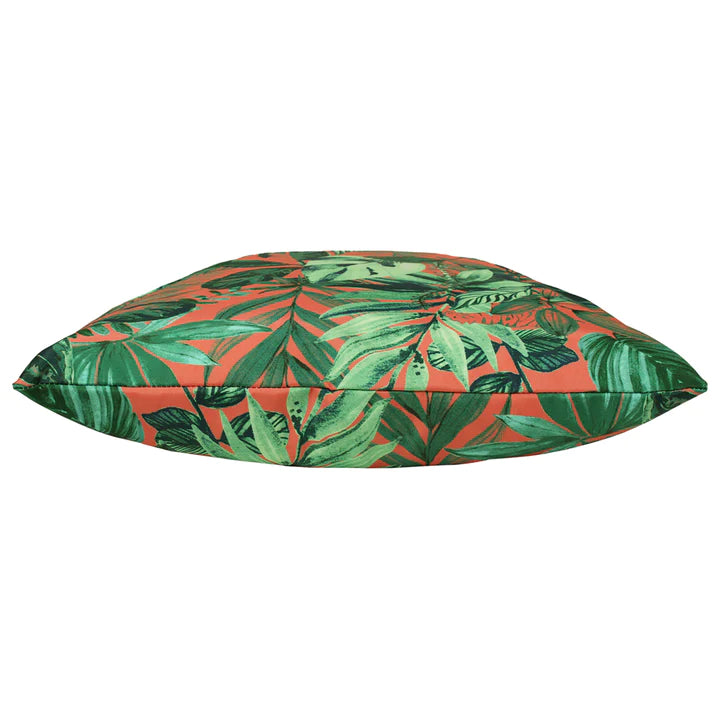 Outdoor Scatter Cushion Cover 43 x 43cm - Jungle Leaf Print 02