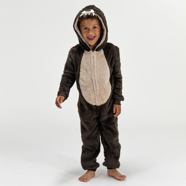 Children's Bear Animal Fleece Onesie 01