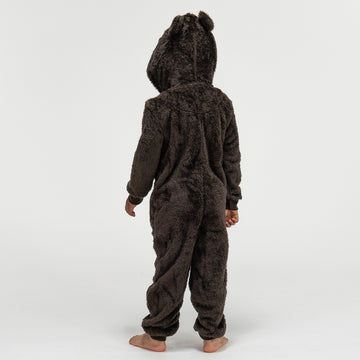 Children's Bear Animal Fleece Onesie 03