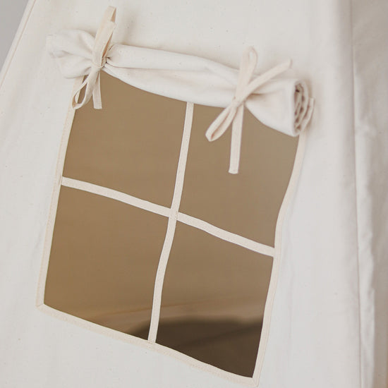 Children's Cream Indoor Teepee Tent 03