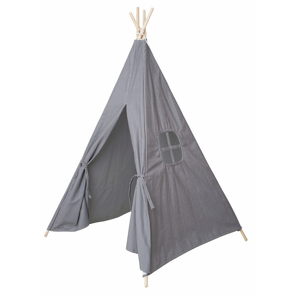 Children’s Grey Indoor Teepee Tent 01