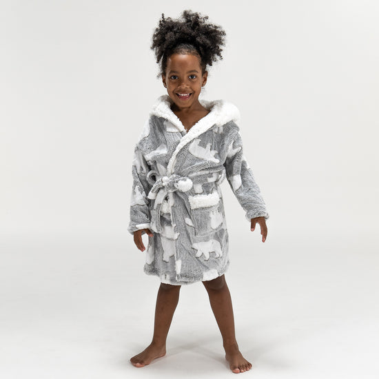 Kids dressing gown sale on sale
