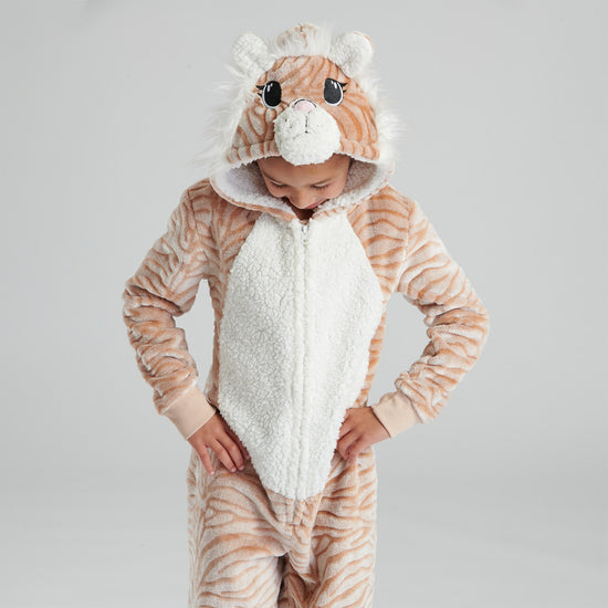 Children's Tiger Fleece Onesie 02