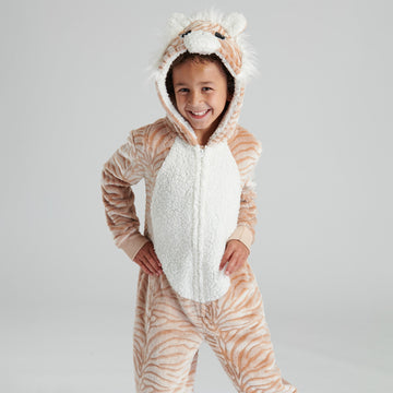 Children's Tiger Fleece Onesie 03