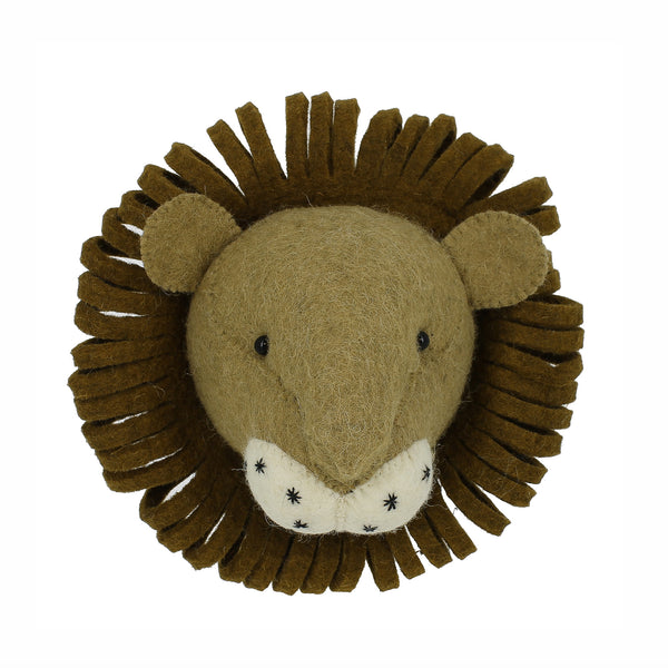 Mini Lion Head Wall Mount 01