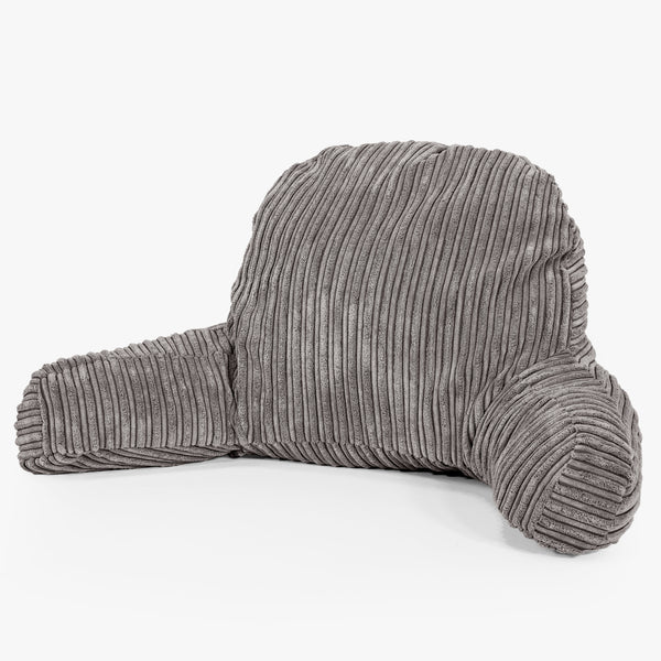 High Back Support Cuddle Cushion - Cord Graphite Grey 01