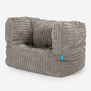 Albert Children's Bean Bag Armchair for Toddlers 1-3 yr - Cord Mink 02