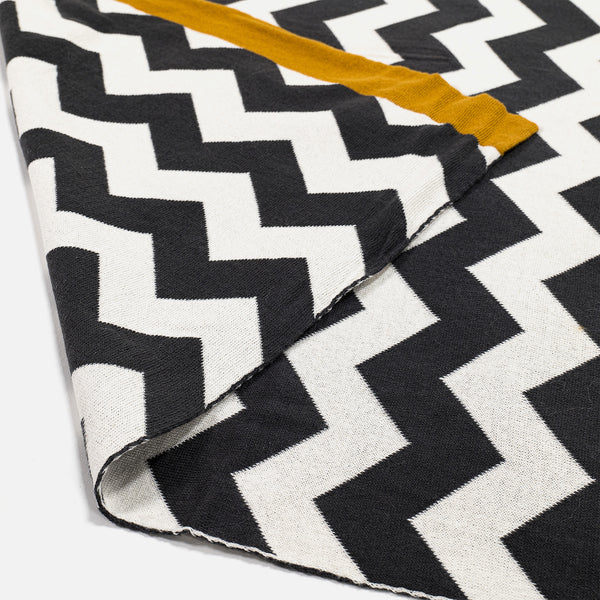 Throw / Blanket - Cotton Blend Aztec Fabric Close-up Image