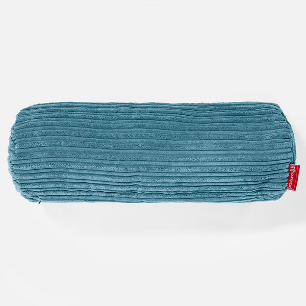Bolster Scatter Cushion 20 x 55cm - Cord Aegean Blue 01