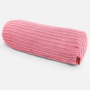 Bolster Scatter Cushion 20 x 55cm - Cord Coral Pink 01