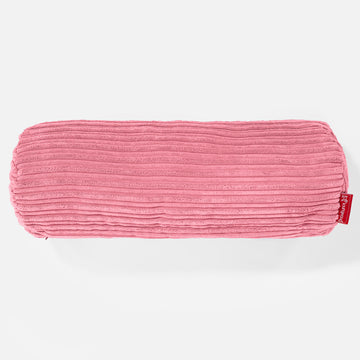 Bolster Scatter Cushion 20 x 55cm - Cord Coral Pink 02