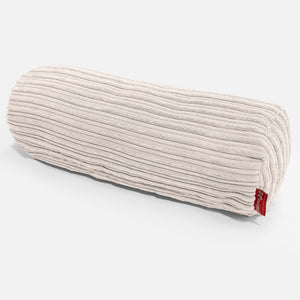 Bolster Scatter Cushion Cover 20 x 55cm - Cord Ivory