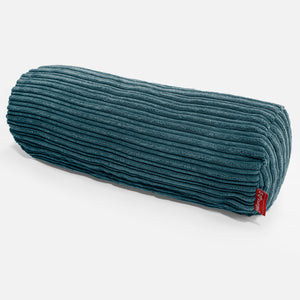 Bolster Scatter Cushion Cover 20 x 55cm - Cord Teal Blue