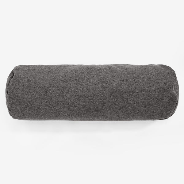 Bolster Scatter Cushion 20 x 55cm - Interalli Wool Grey 01