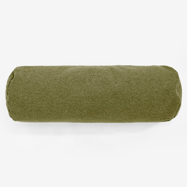 Bolster Scatter Cushion 20 x 55cm - Interalli Wool Lime 01