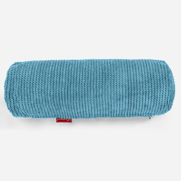 Bolster Scatter Cushion 20 x 55cm - Pom Pom Aegean Blue 01