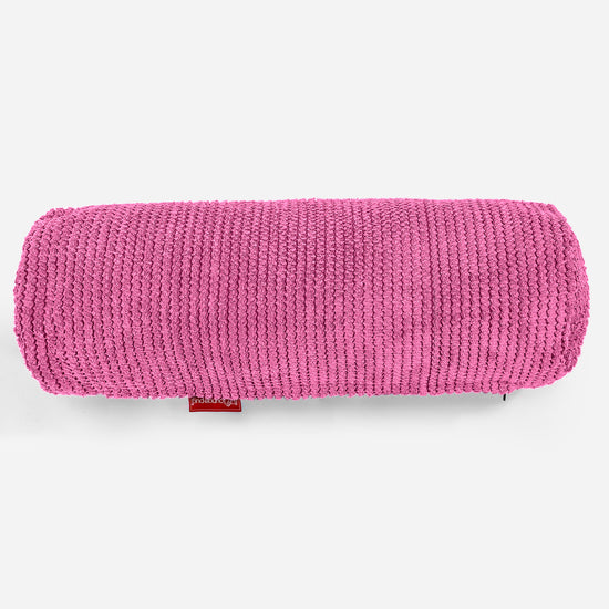 Bolster Scatter Cushion 20 x 55cm - Pom Pom Pink 02