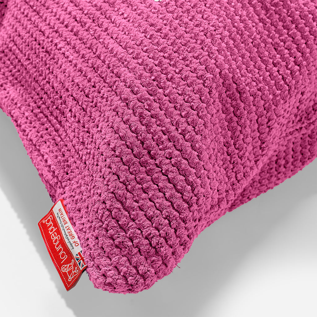 Bolster Scatter Cushion 20 x 55cm - Pom Pom Pink 03