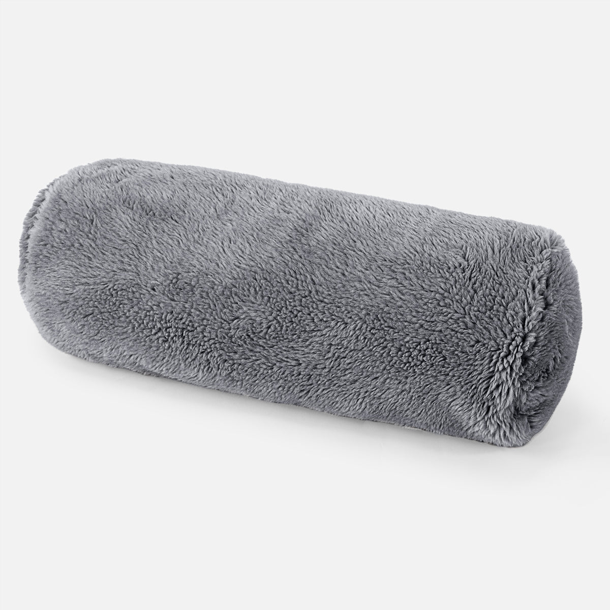 Fur sales bolster pillow