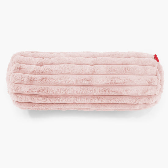 Bolster Scatter Cushion Cover 20 x 55cm - Ultra Plush Cord Dusty Pink 02