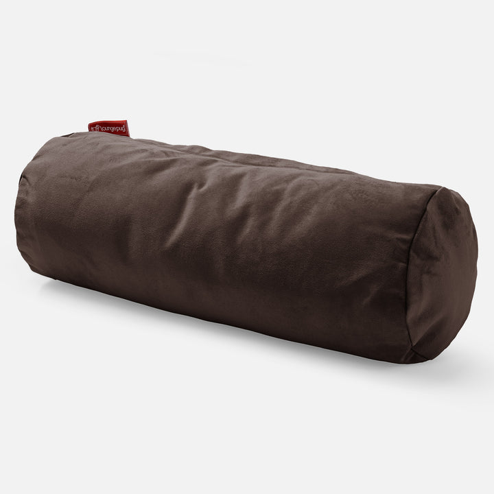 Bolster Scatter Cushion 20 x 55cm - Velvet Espresso 01