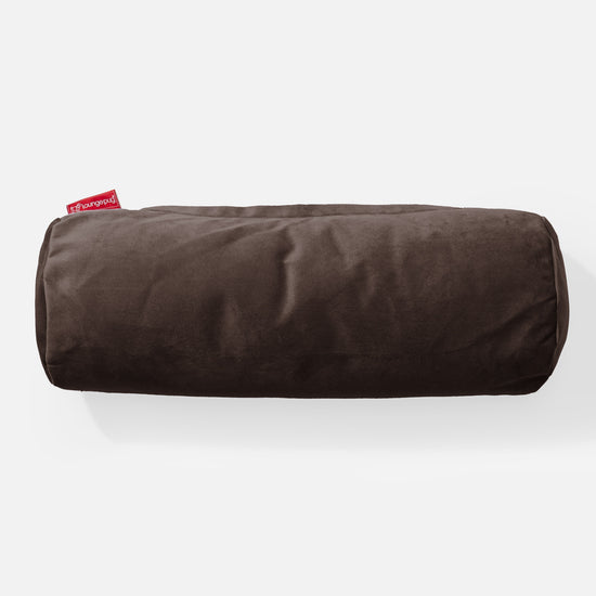 Bolster Scatter Cushion 20 x 55cm - Velvet Espresso 02