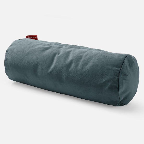 Bolster Throw Pillow Cover 20 x 55cm - Velvet Teal 01