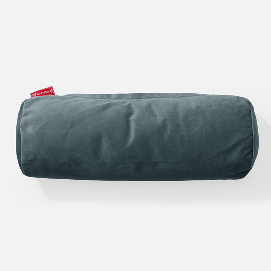 Bolster Throw Pillow Cover 20 x 55cm - Velvet Teal 02