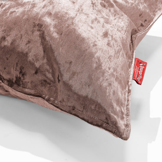 Bolster Scatter Cushion 20 x 55cm - Vintage Velvet Truffle 03