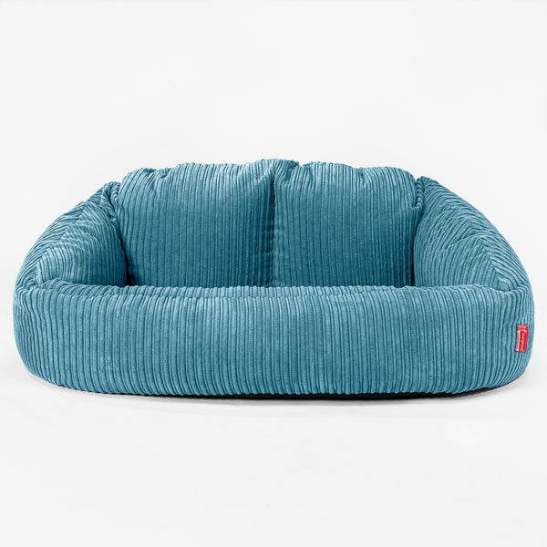 Bubble Sofa Bean Bag - Cord Aegean Blue 01