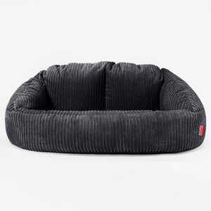 Bubble Sofa Bean Bag - Cord Black