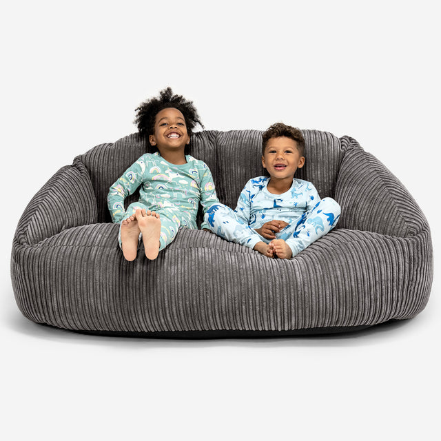 Kids' Giant Bubble Sofa 2-14 yr - Cord Graphite 01