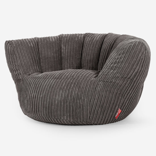 Charles Vintish Bean Bag - Cord Graphite Grey 02