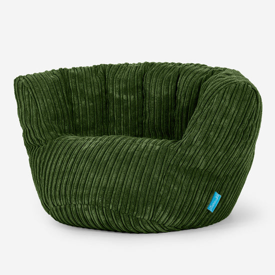 Charles Vintish Children's Bean Bag 2-6 yr - Cord Forest Green 02