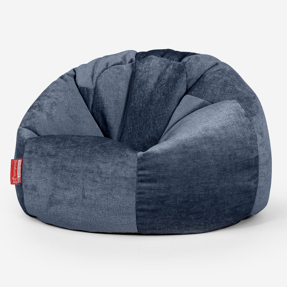 Lounge Pug Chenille Bean Bag Chairs Classic Gaming Chair Beanbags Navy
