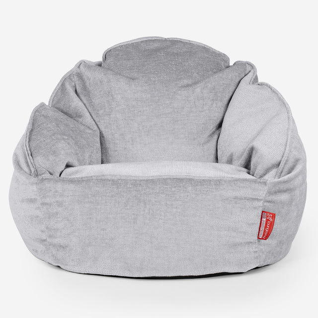 Bubble Bean Bag Chair - Chenille Grey 01