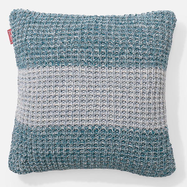 Decorative Cushion 47 x 47cm - 100% Cotton Chester Blue