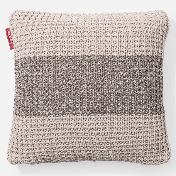 Decorative Cushion 47 x 47cm - 100% Cotton Chester Cream